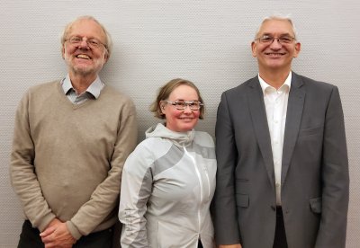 Neuer Vorstand der DG: Paul Heeg, Ines Helke und Bernd Schneider